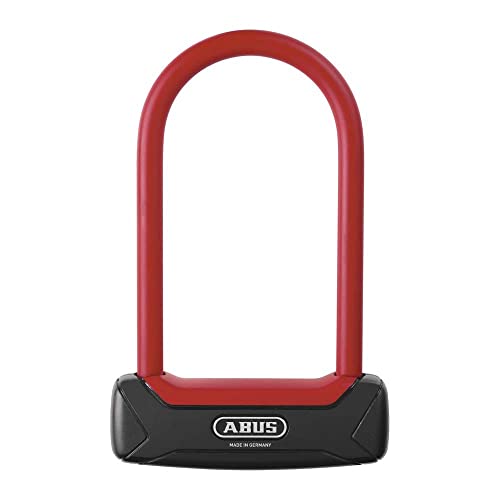 ABUS Bügelschloss Granit Plus 640/135HB150 - Extra leichtes Fahrradschloss mit Rundbügel - ABUS-Sicherheitslevel 12 - Schwarz/Rot von ABUS