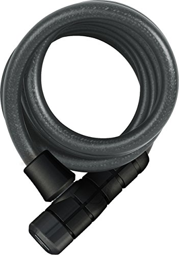 ABUS Spiralkabelschloss Booster 6512K/180 - Fahrradschloss aus superflexiblem Spiralkabel Sicherheitslevel 4-180 cm von ABUS