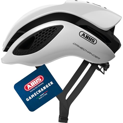 ABUS 77601 Fahrradhelm, Weiß (Polar White), M (52-58 cm) von ABUS