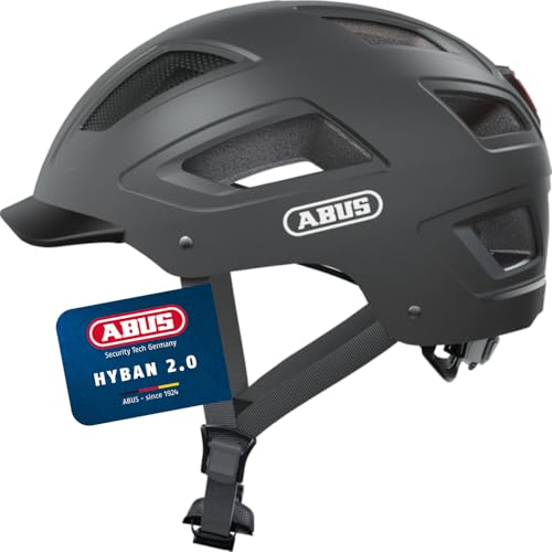 ABUS Unisex, Fahrradhelm, Schwarz (Titan), M (52-58 cm) ABUS Unisex, Fahrradhelm, Schwarz (Titan), M (52-58 cm) von ABUS