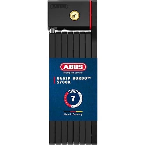 ABUS Unisex Faltschloss, Schwarz, 100 cm ABUS Unisex Faltschloss, Schwarz, 100 cm von ABUS