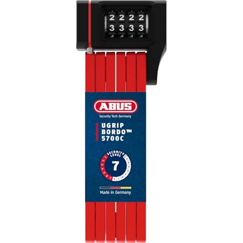 ABUS 87794 Faltschloss, Rot, 80 cm ABUS 87794 Faltschloss, Rot, 80 cm von ABUS
