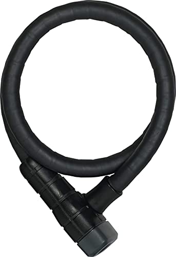 ABUS Kabelschloss Microflex 6615K/85 SCLL - Fahrradschloss-Set mit Halterung SCLL für den Sattelklemmbolzen des Fahrrads - 15 mm - ABUS Sicherheitslevel 5 - Schwarz ABUS Kabelschloss Microflex 6615K/85 SCLL - Fahrradschloss-Set mit Halterung SCLL für den Sattelklemmbolzen des Fahrrads - 15 mm - ABUS Sicherheitslevel 5 - Schwarz von ABUS