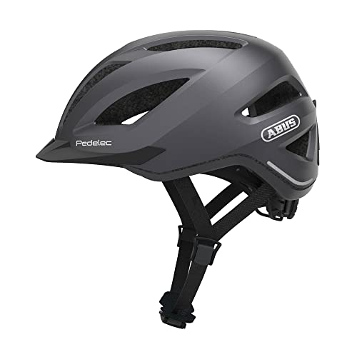 ABUS City-Helm Pedelec 1.1 - Fahrradhelm mit Rücklicht für den Stadtverkehr - für Damen und Herren - Titan (gräulich), Größe L ABUS City-Helm Pedelec 1.1 - Fahrradhelm mit Rücklicht für den Stadtverkehr - für Damen und Herren - Titan (gräulich), Größe L von ABUS