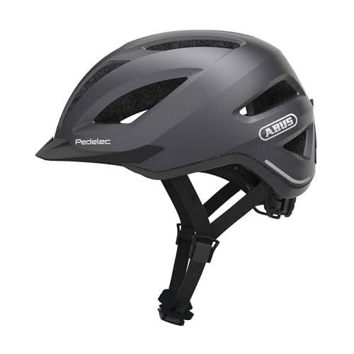 ABUS City-Helm Pedelec 1.1 - Fahrradhelm mit Rücklicht für den Stadtverkehr - für Damen und Herren - Titan (gräulich), Größe M ABUS City-Helm Pedelec 1.1 - Fahrradhelm mit Rücklicht für den Stadtverkehr - für Damen und Herren - Titan (gräulich), Größe M von ABUS