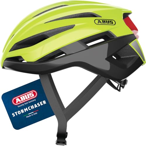 ABUS Rennradhelm StormChaser - Leichter und komfortabler Fahrradhelm für professionellen Radsport für Damen und Herren - Gelb, Größe S ABUS Rennradhelm StormChaser - Leichter und komfortabler Fahrradhelm für professionellen Radsport für Damen und Herren - Gelb, Größe S von ABUS