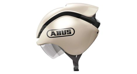 abus gamechanger tri champagne gold   beige helm von Abus