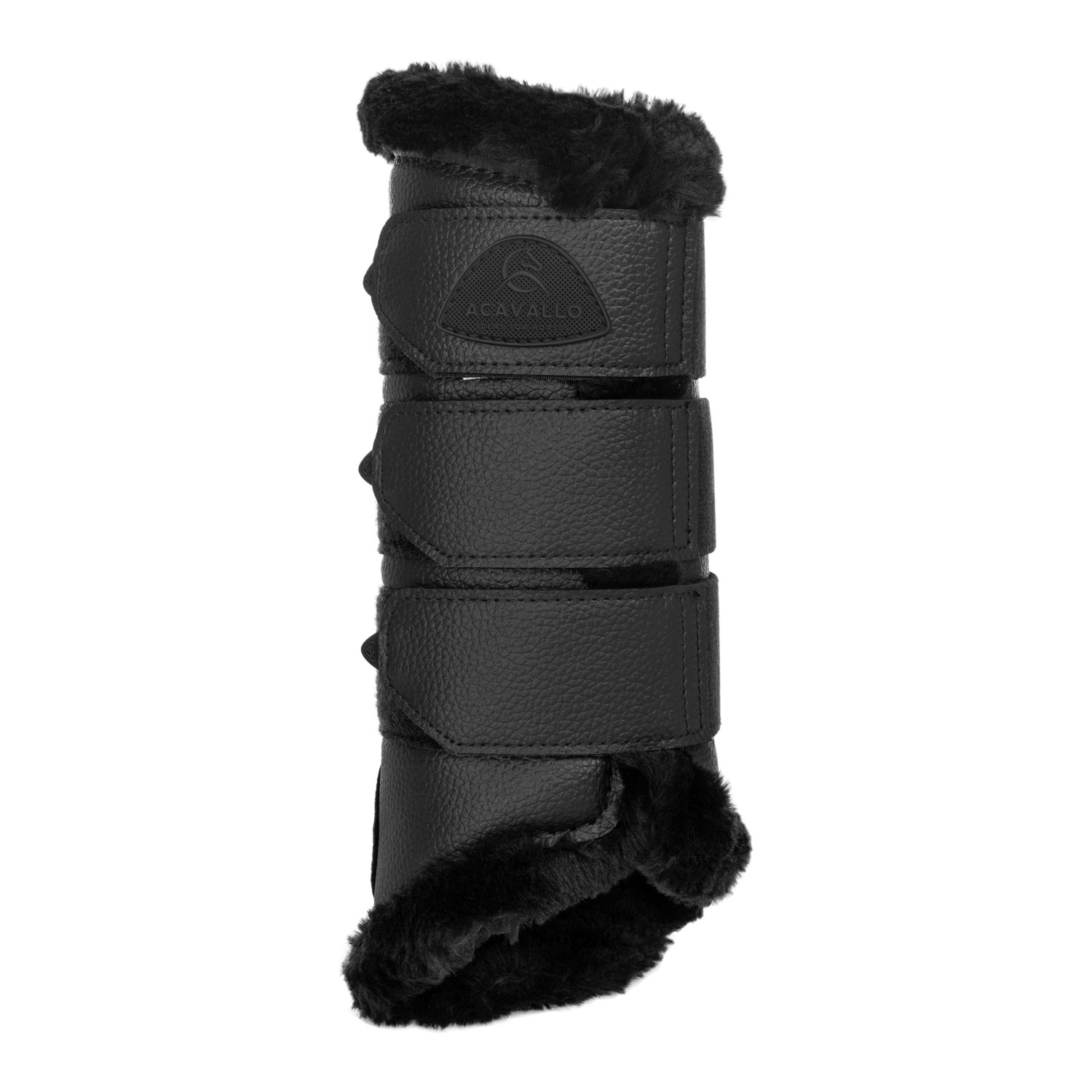 Acavallo Hind Brushing Horse Boots WSynthetic Fur WTriple Velcro Acavallo Hind Brushing Horse Boots WSynthetic Fur WTriple Velcro von Acavallo