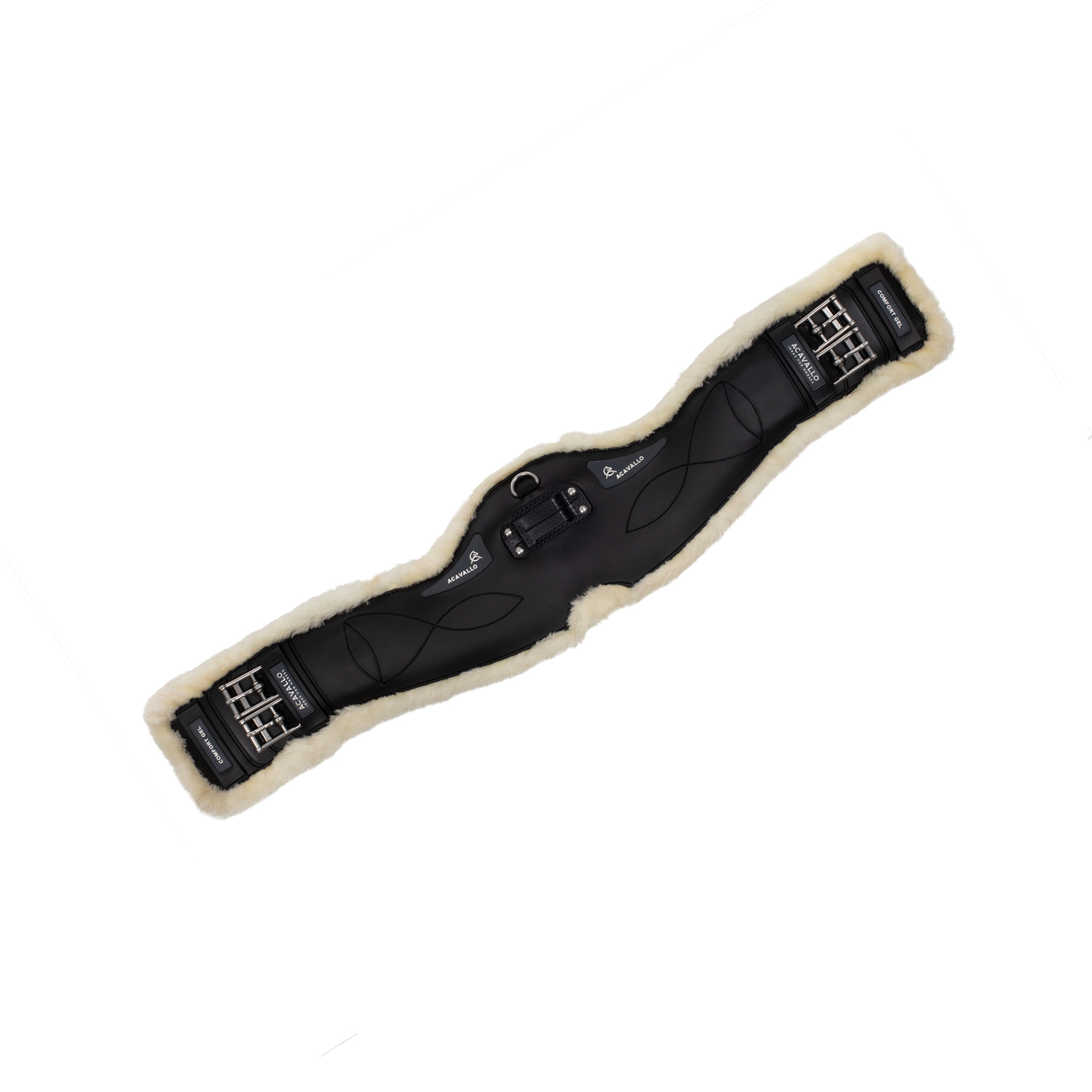 Acavallo Sattelgurt Dressur PVC GelEinsatz abnehmbares EcoFell Acavallo Sattelgurt Dressur PVC GelEinsatz abnehmbares EcoFell von Acavallo