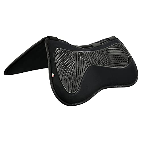 Acavallo Spine Free Gel & Memory Foam Half Pad. Stoßabsorbierend & Wirbelsäulenkanalfrei, schwarz Acavallo Spine Free Gel & Memory Foam Half Pad. Stoßabsorbierend & Wirbelsäulenkanalfrei, schwarz von Acavallo