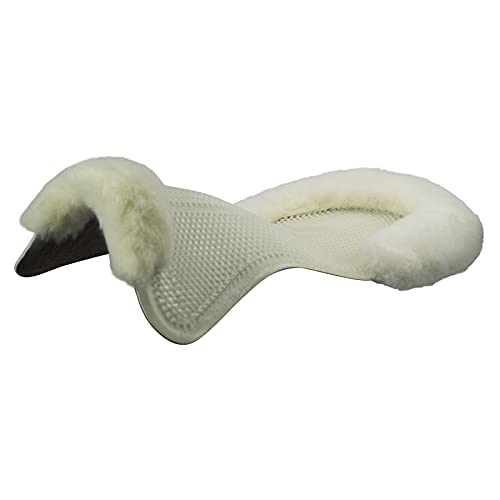 Acavallo Therapeutisches Gelpad Drilex mit 1/2 Lammfellrand für einen gesunden Pferderücken, Größe:L, Farbe/Fellfarbe:transparent/White Acavallo Therapeutisches Gelpad Drilex mit 1/2 Lammfellrand für einen gesunden Pferderücken, Größe:L, Farbe/Fellfarbe:transparent/White von Acavallo