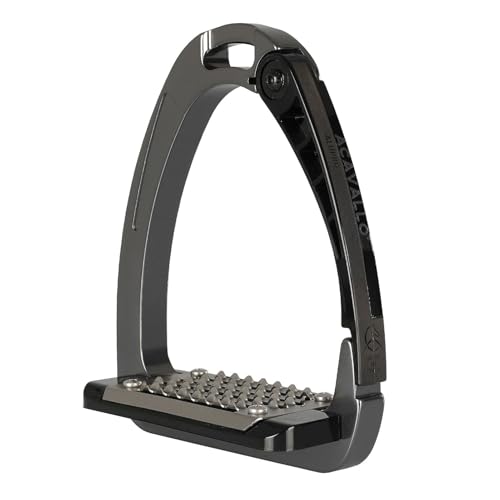 Acavallo Unisex Titanium Arena Sicherheitssteigbügel, 12 cm Acavallo Unisex Titanium Arena Sicherheitssteigbügel, 12 cm von Acavallo