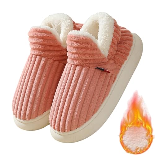 Accrue Pluffi The Cozy & Stylish Slipper,Pluffi Slipper Booties for Women and Men,Winter Warm Thick-Soled Plush Fuzzy House Cloud Slides (EU 40-41,Pink) von Accrue