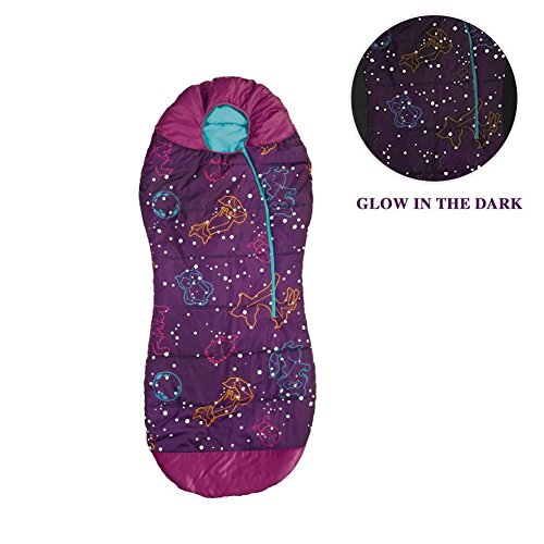 AceCamp, Kinder- und Jugend Schlafsack, Glow in The Dark,Lila, 3979 AceCamp, Kinder- und Jugend Schlafsack, Glow in The Dark,Lila, 3979 von AceCamp