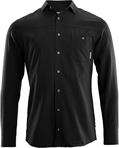 Aclima LeisureWool Woven Wool Shirt Schwarz, Schwarz, M Aclima LeisureWool Woven Wool Shirt Schwarz, Schwarz, M von Aclima