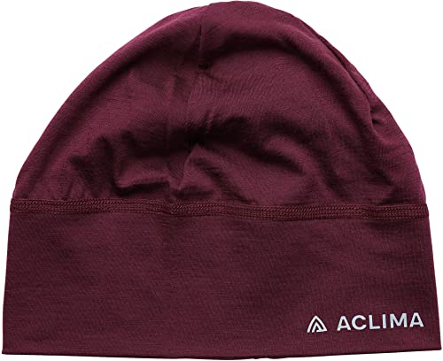 Aclima LightWool Beanie-Mütze rot von Aclima