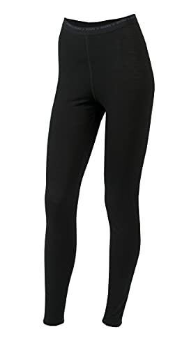 Aclima Lightwool Long Pants Woman Black - Funktionsunterhose lang, XL von Aclima