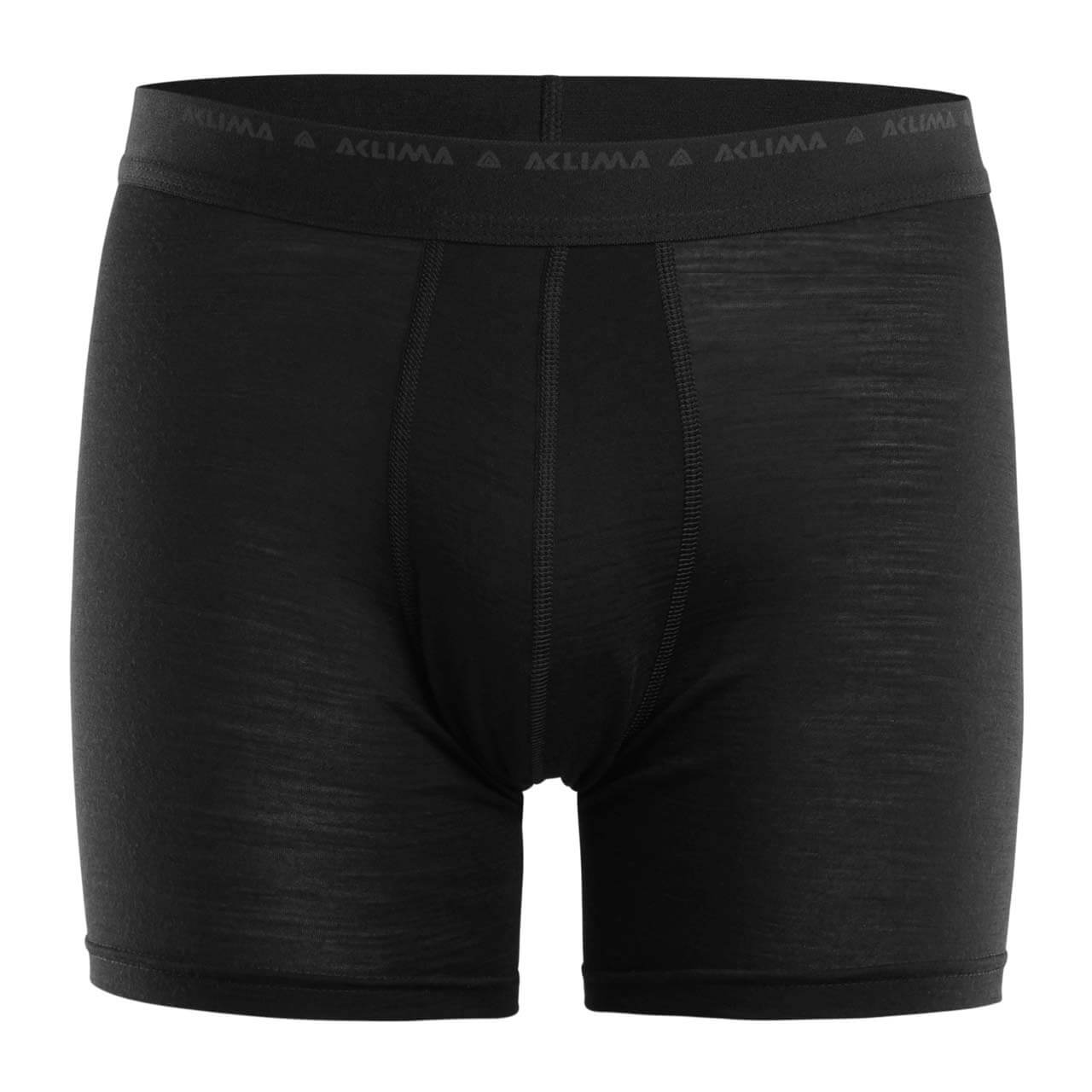 Aclima Lightwool Merino Boxershorts - Jet Black, L von Aclima}