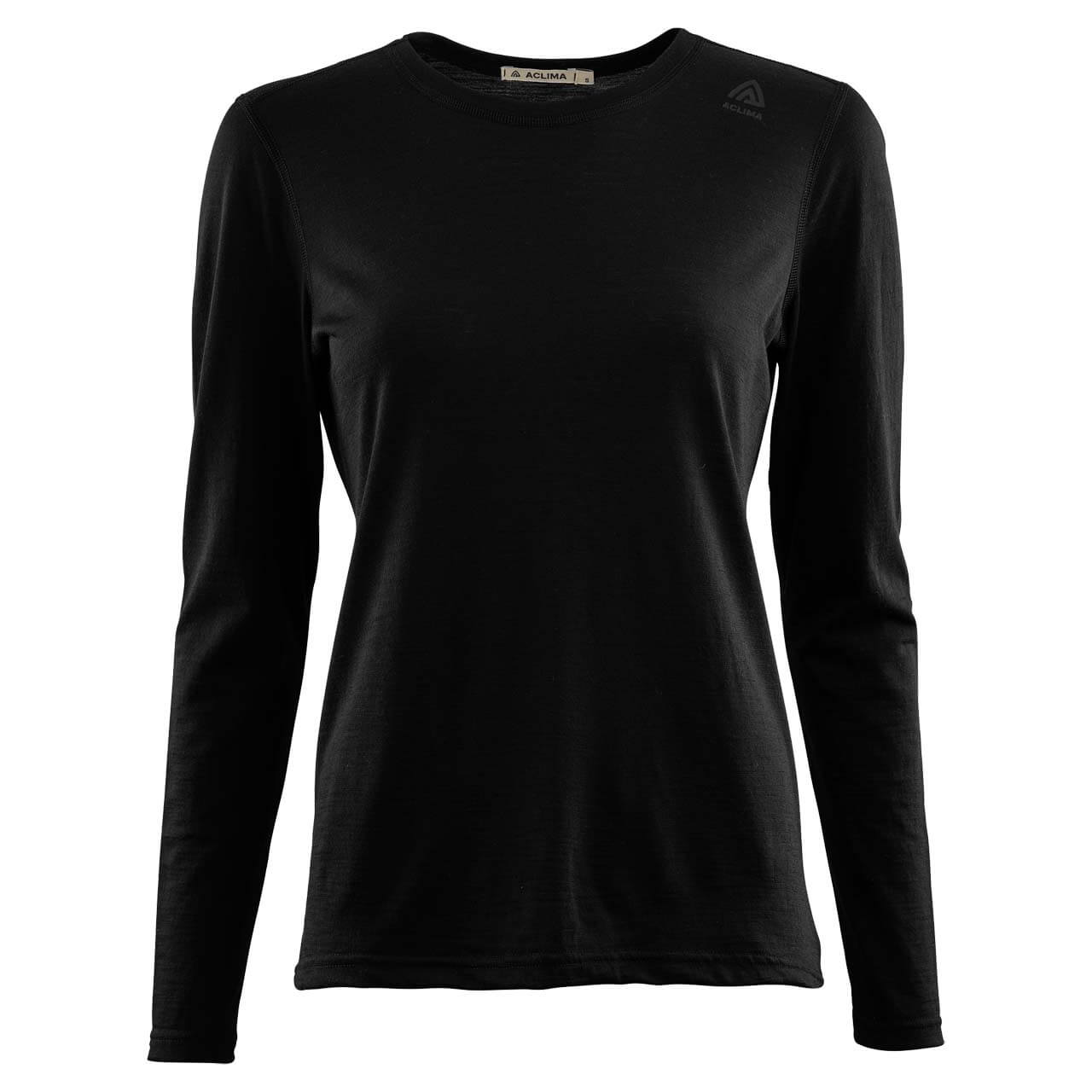 Aclima Merino Longsleeve Lightwool WMNs - Jet Black, XS von Aclima}