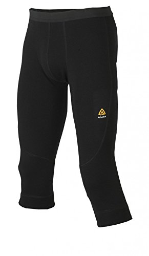 Aclima WarmWool Men's 3/4 Pants, Größe:2XL, Farbe:Jet Black von Aclima