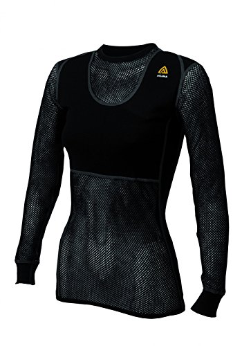 Aclima WoolNet Rundhalsshirt Damen schwarz Aclima WoolNet Rundhalsshirt Damen schwarz von Aclima