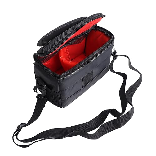 Acouto Kameratasche, Tragbare Objektiv-Tragetasche, Modische Nylontasche, Wasserdicht für Outdoor-Reisen von Acouto