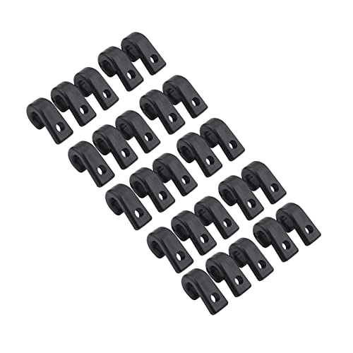 Acouto Zubehör 25 Stück J-Haken Schwarz Nylon-Zurrhaken Gabel Bungee-Seil Kanus Boote Zubehör Nylonk J-Haken Schwarz Acouto Zubehör 25 Stück J-Haken Schwarz Nylon-Zurrhaken Gabel Bungee-Seil Kanus Boote Zubehör Nylonk J-Haken Schwarz von Acouto