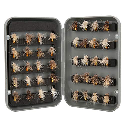 Fertige Fliegen, 40 Stück, Tenkara-Fliegen, Kebari, Trockenfliegen, Tenkara-Angeln, Fliegenfischen, Flussangeln, Gebirgsbachangeln, Forellenangeln Fertige Fliegen, 40 Stück, Tenkara-Fliegen, Kebari, Trockenfliegen, Tenkara-Angeln, Fliegenfischen, Flussangeln, Gebirgsbachangeln, Forellenangeln von Acouto