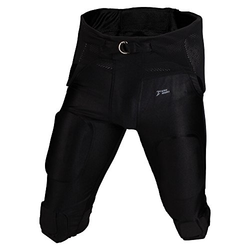 Active Athletics American Football Hose 7 Pad All in One Gamepants - schwarz Gr. XL von Active Athletics