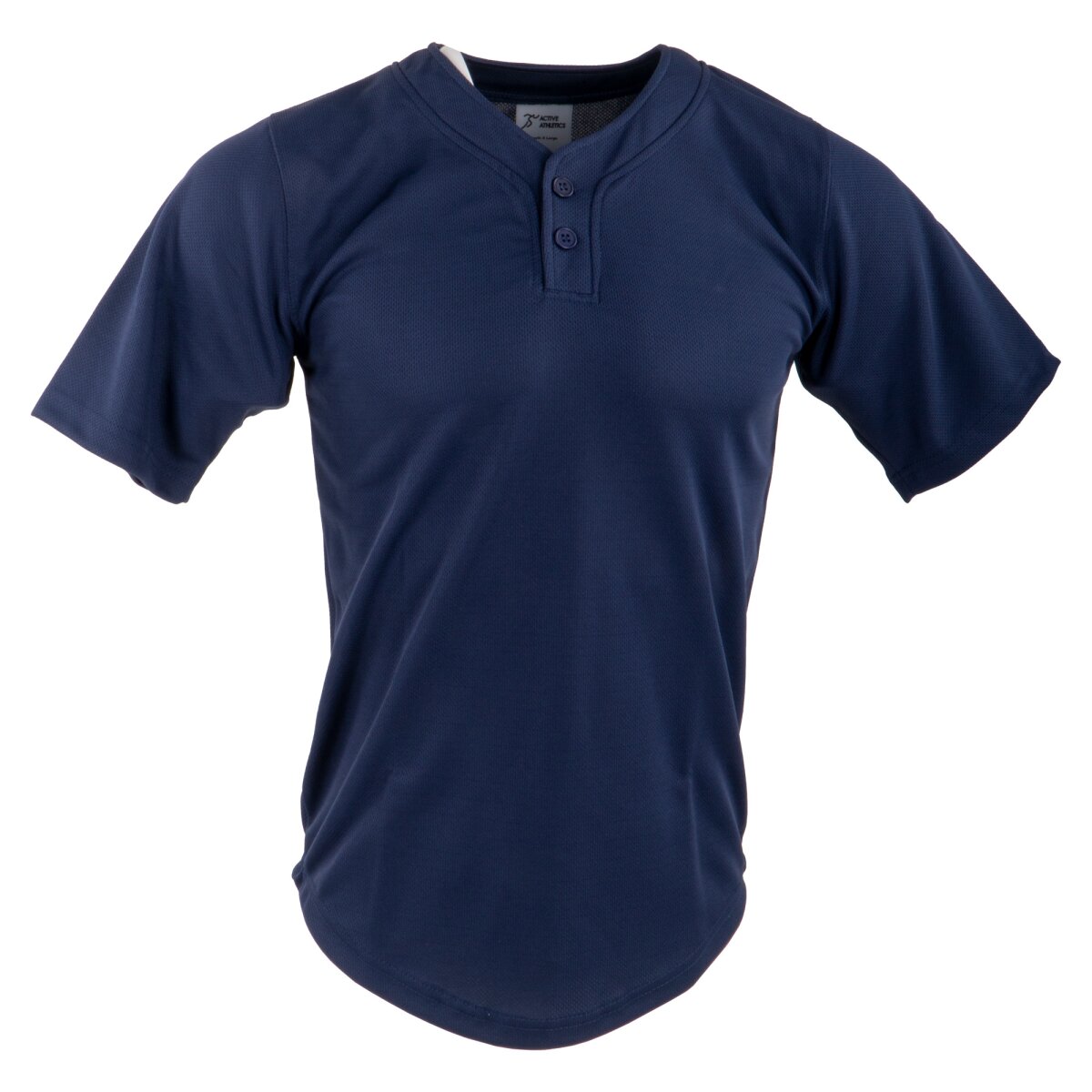 Active Athletics Baseball Jersey, 2 Button Henley Jersey - navy Gr.XL Active Athletics Baseball Jersey, 2 Button Henley Jersey - navy Gr.XL von Active Athletics