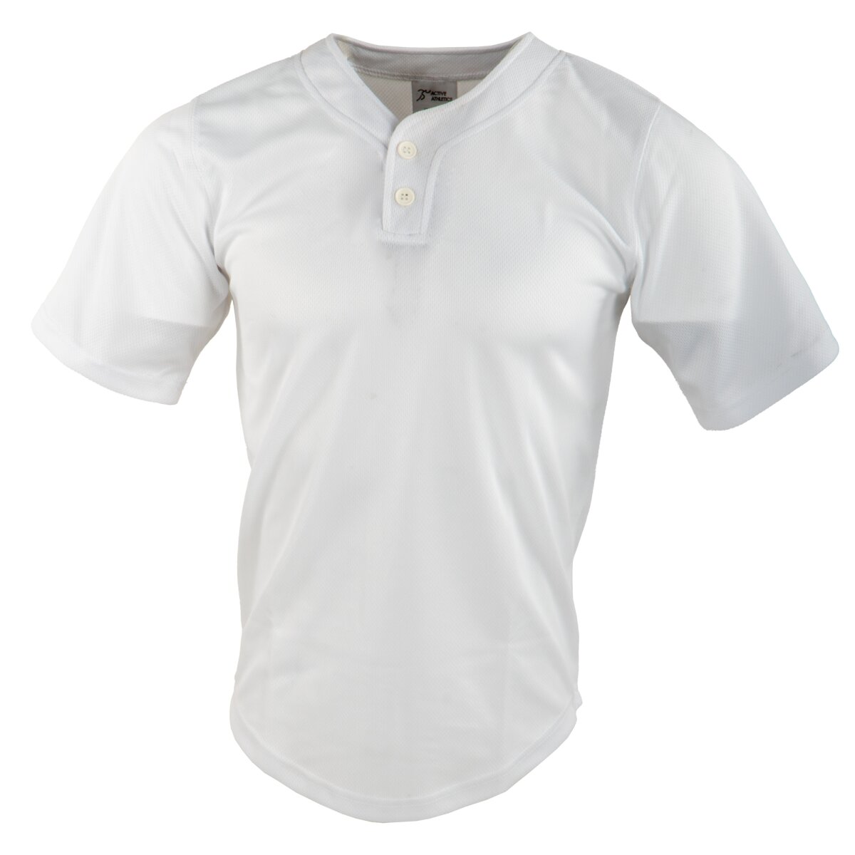 Active Athletics Baseball Jersey, 2 Button Henley Jersey - weiß Gr.S Active Athletics Baseball Jersey, 2 Button Henley Jersey - weiß Gr.S von Active Athletics
