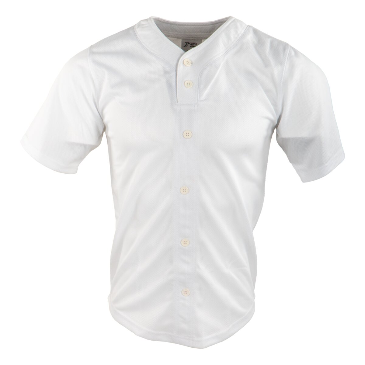 Active Athletics Baseball Jersey, Fake Button Jersey - weiß Gr.M Active Athletics Baseball Jersey, Fake Button Jersey - weiß Gr.M von Active Athletics