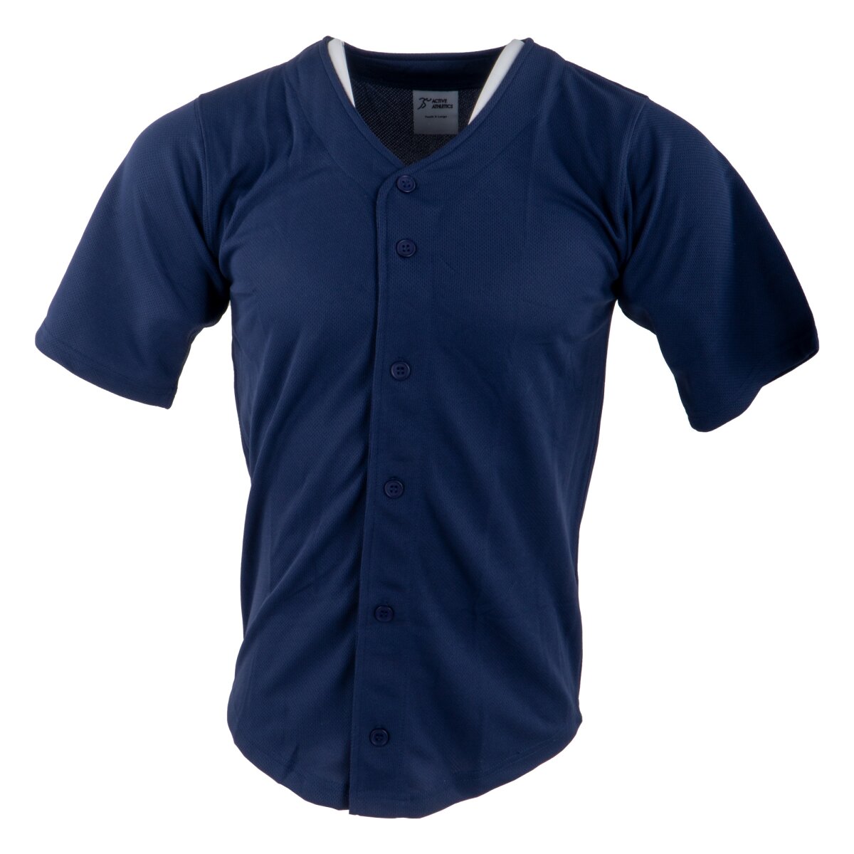 Active Athletics Baseball Jersey, Full Button Jersey - navy Gr.M Active Athletics Baseball Jersey, Full Button Jersey - navy Gr.M von Active Athletics