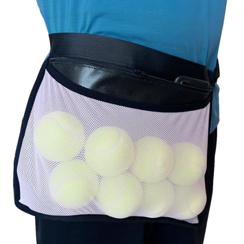 Acunny Tennisball -Taillenbeutel, Tennisballhalter Taillenband - Reise Taillenbeutel | Sportbandhalter mit einstellbarem Gürtel, Lagerbeutel mit Tenniszubehör für Outdoors von Acunny