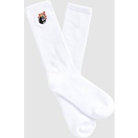 Adam Bomb Logo Socken white von Adam Bomb