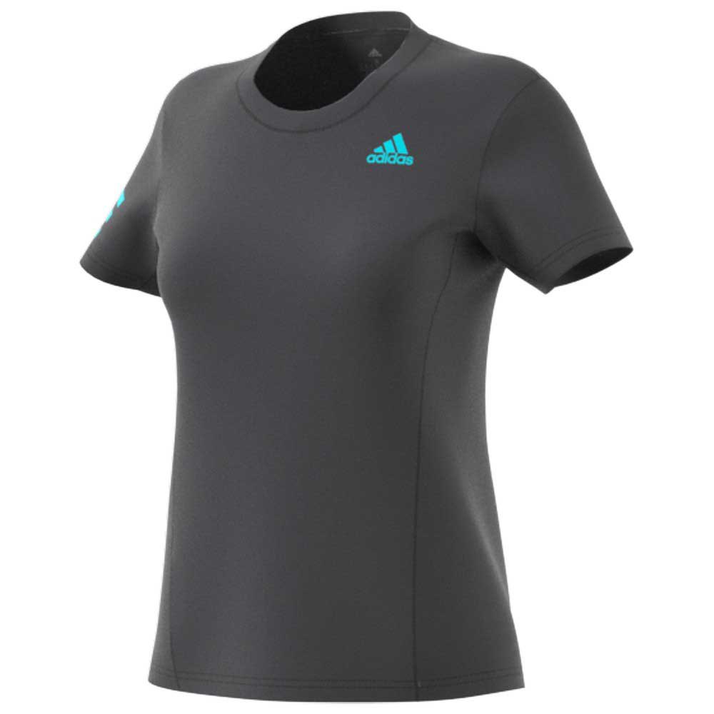 Adidas Club Short Sleeve T-shirt Grau L Frau von Adidas