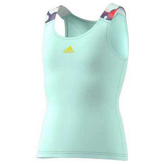 Adidas Badminton Keyhole Sleeveless T-shirt Grün 9-10 Years Junge von Adidas Badminton