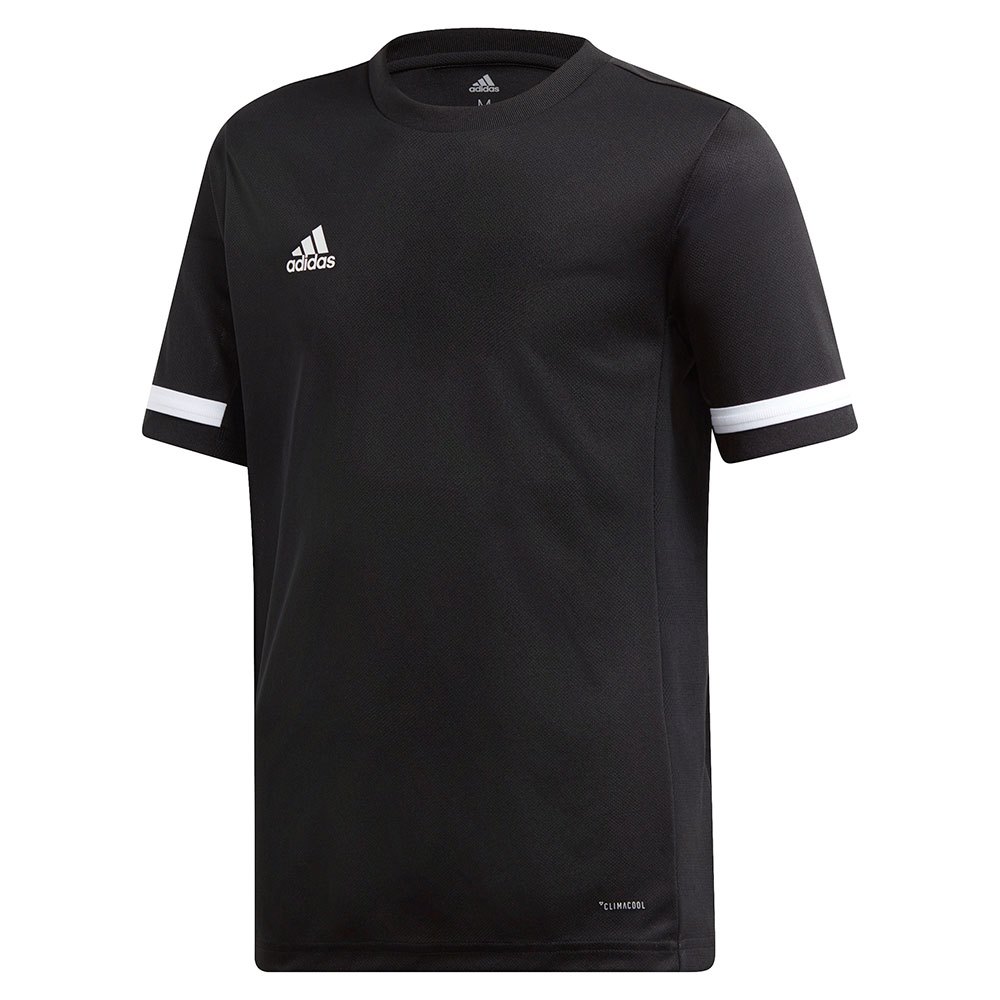 Adidas Team 19 Short Sleeve T-shirt Schwarz 9-10 Years Junge von Adidas