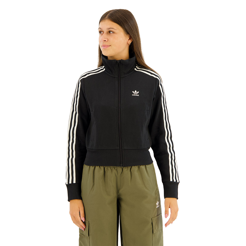 Adidas Originals Knitted Tracksuit Jacket Schwarz 2XS Frau von Adidas Originals