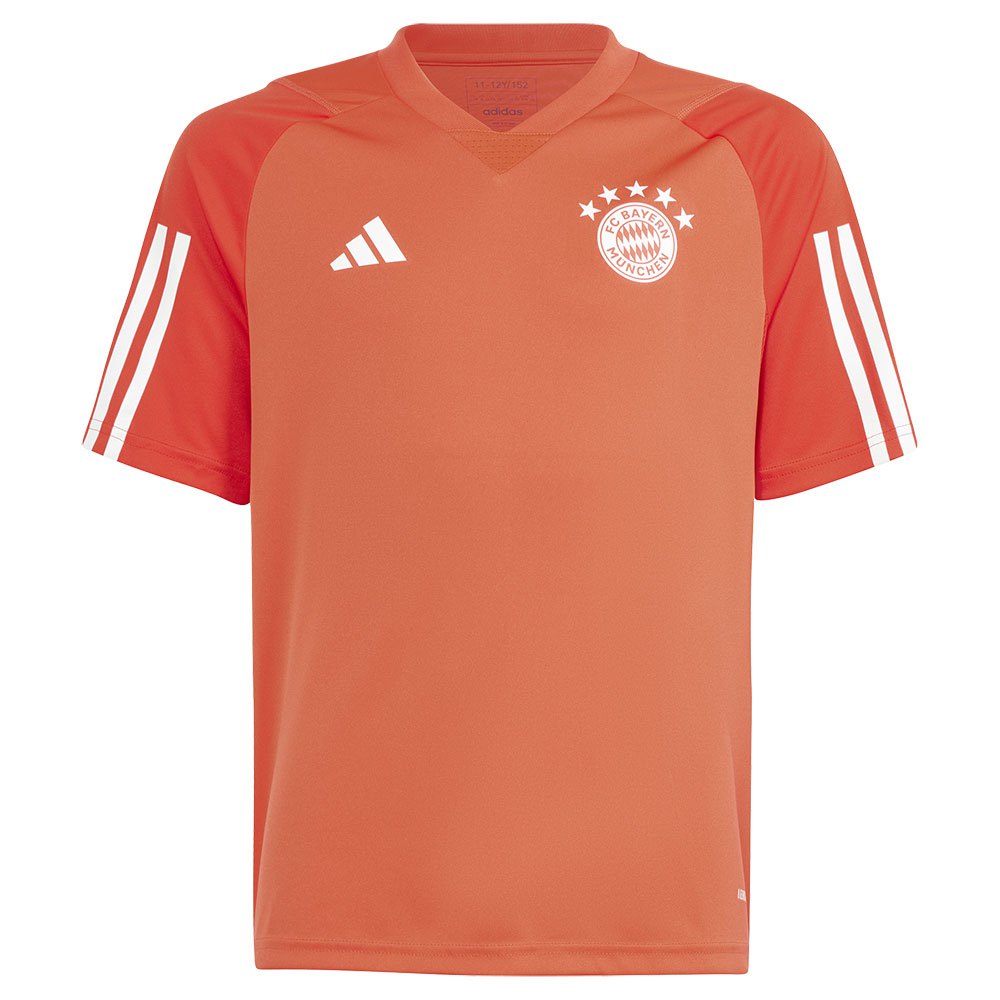 Adidas Bayern Munich 23/24 Junior Short Sleeve T-shirt Training Orange 7-8 Years von Adidas