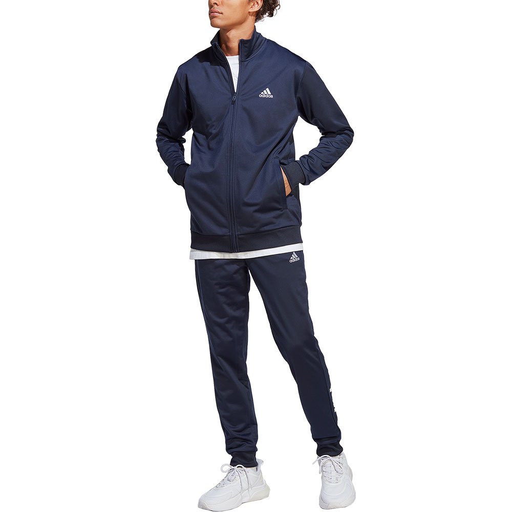 Adidas Lin Tr Tracksuit Blau S / Regular Mann von Adidas