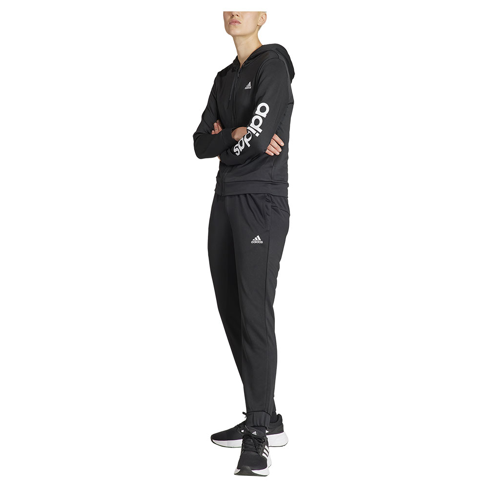 Adidas Linear Tracksuit Schwarz 2XS / Regular Frau von Adidas