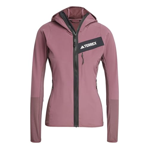 Adidas Terrex Damen Fleecejacke Terrex TECHROCK rot (500) M von Adidas Terrex