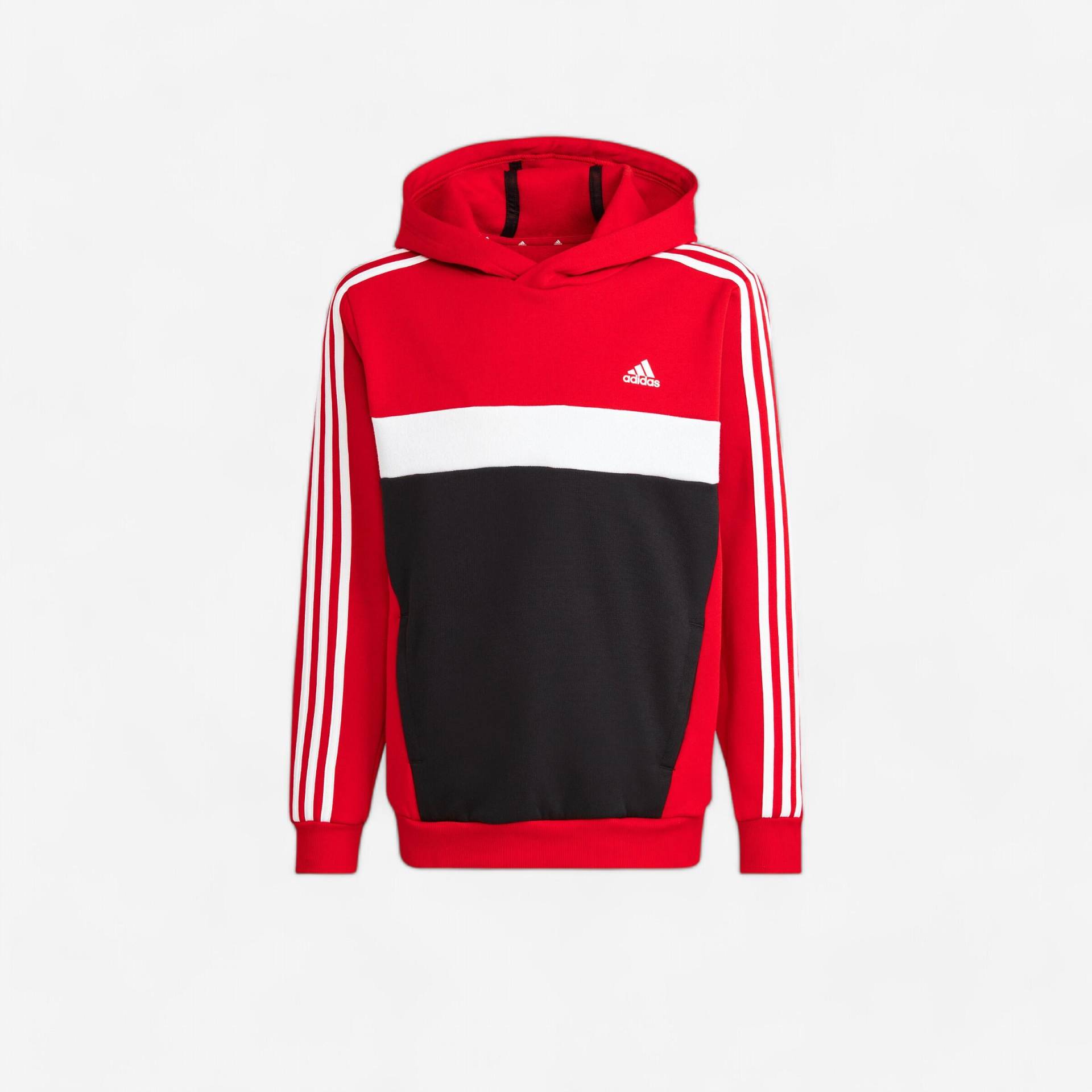 ADIDAS Kapuzenpullover Kinder - rot/schwarz von Adidas