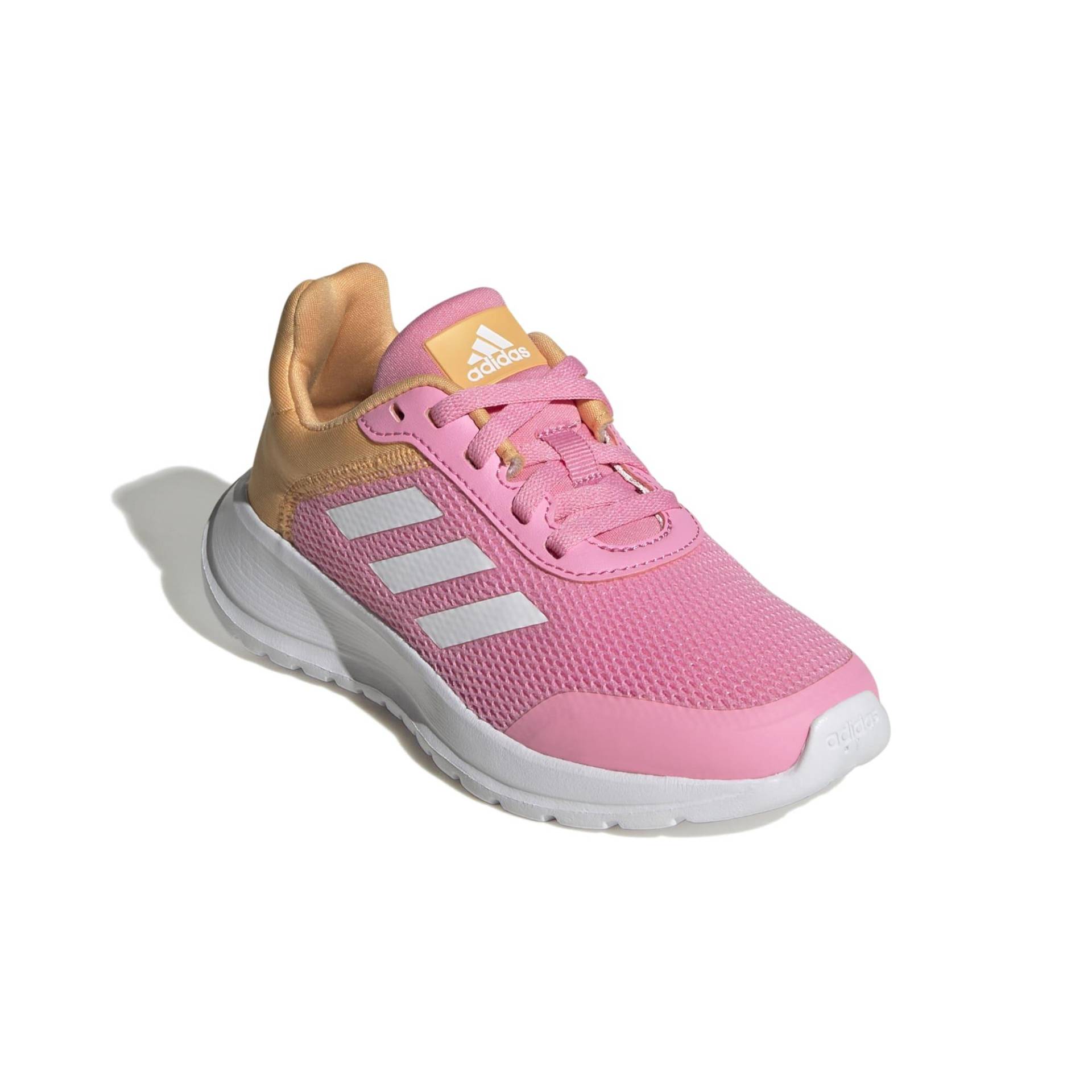 ADIDAS Laufschuhe Kinder - Tensaur Run rosa/weiß/orange von Adidas