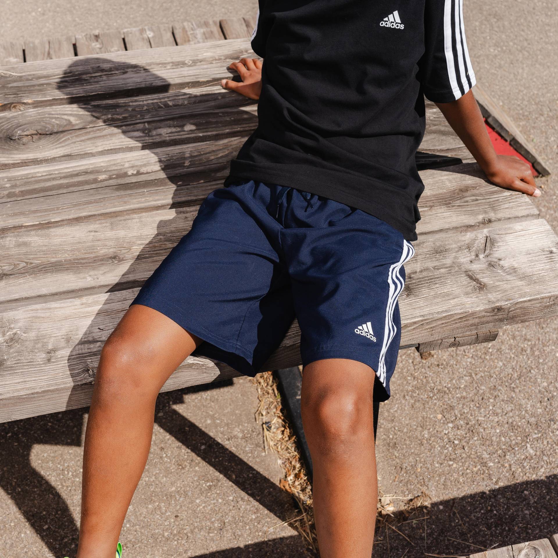 ADIDAS Shorts Kinder - dunkelblau von Adidas