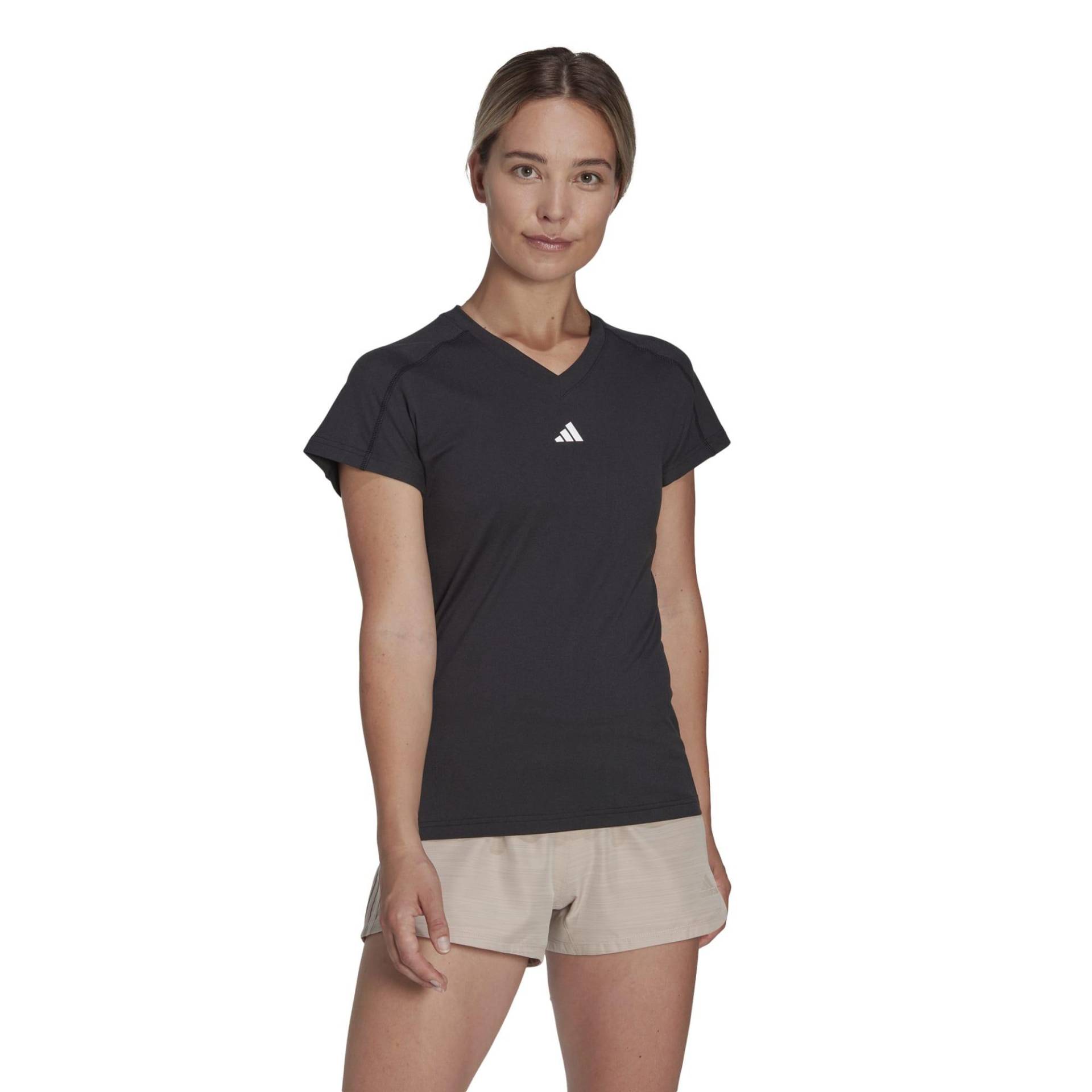 ADIDAS Sport T-Shirt Damen Fitness Cardio - schwarz von Adidas