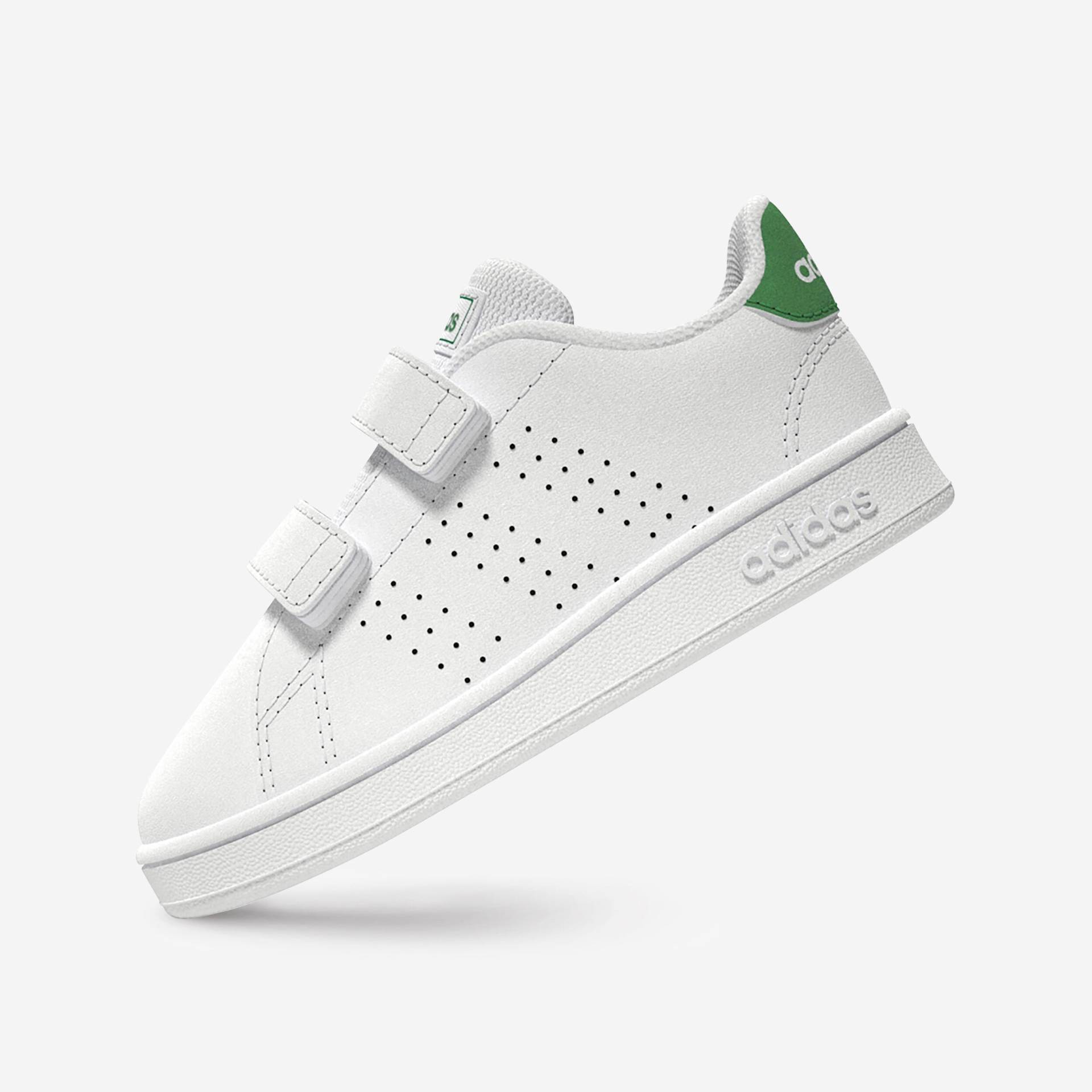 ADIDAS Sportschuhe Baby Klettverschluss - Advantage weiss/grün ADIDAS Sportschuhe Baby Klettverschluss - Advantage weiss/grün von Adidas