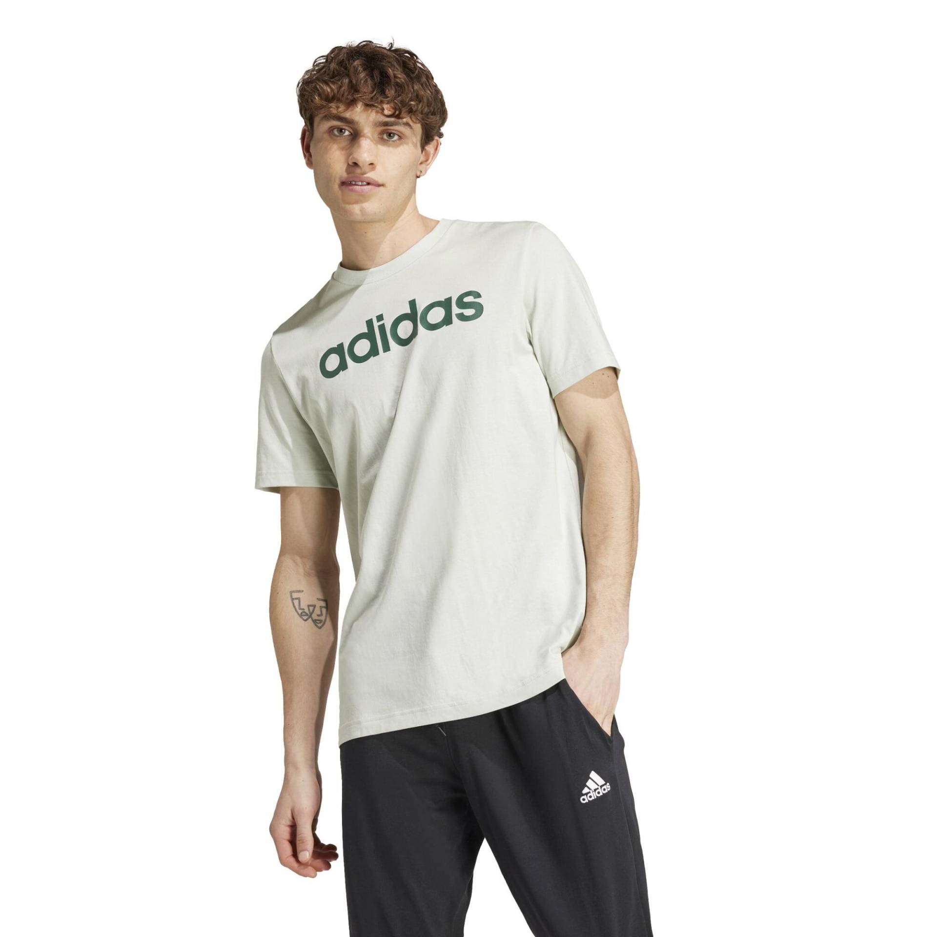 ADIDAS T-Shirt Herren weich - grün von Adidas