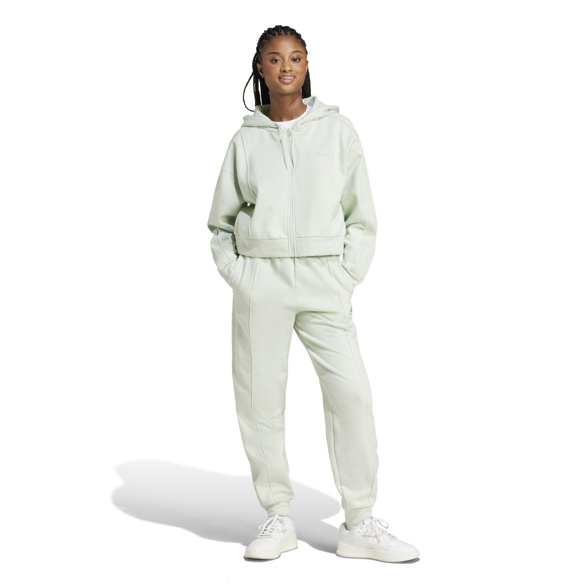 ADIDAS Trainingsanzug Damen Crop - grün von Adidas